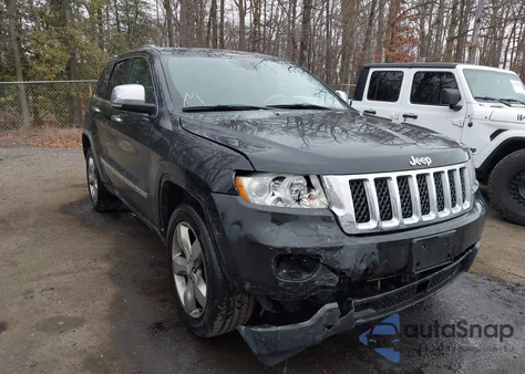 2011 Jeep Grand Cherokee Overland z USA, uszkodzony, nr VIN 1J4RR6GG4BC656796